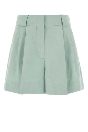 Light blue silk blend Zenith shorts BLAZE (PTEPA01ZET)