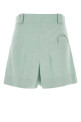 Light blue silk blend Zenith shorts BLAZE (PTEPA01ZET)
