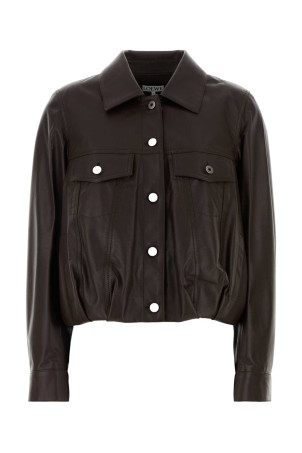 Chocolate leather jacket LOEWE (S540Y34L96)