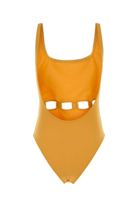 Yellow stretch nylon Replay swimsuit ERES (012617)