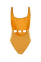 Yellow stretch nylon Replay swimsuit ERES (012617)
