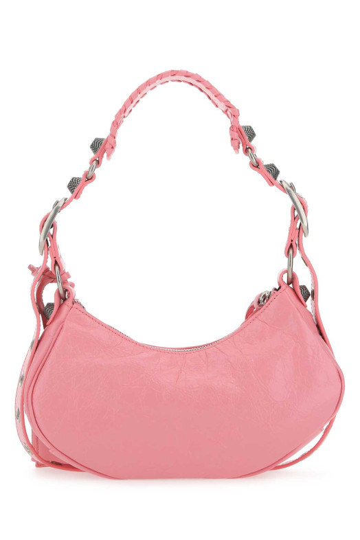 Pink nappa leather Le Cagole XS shoulder bag BALENCIAGA (6713091VG9Y)