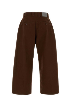 Chocolate cotton wide-leg pant BALENCIAGA (A001Z8TUP22)