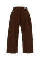 Chocolate cotton wide-leg pant BALENCIAGA (A001Z8TUP22)