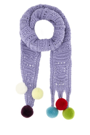 Lilac cotton scarf JW ANDERSON (KW1582YN0515)