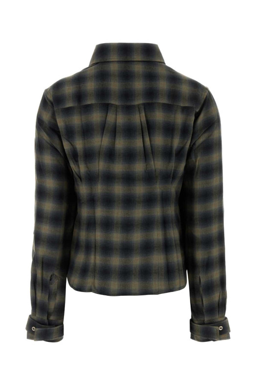 Embroidered cotton blend shirt OUR LEGACY (W4262EYC)
