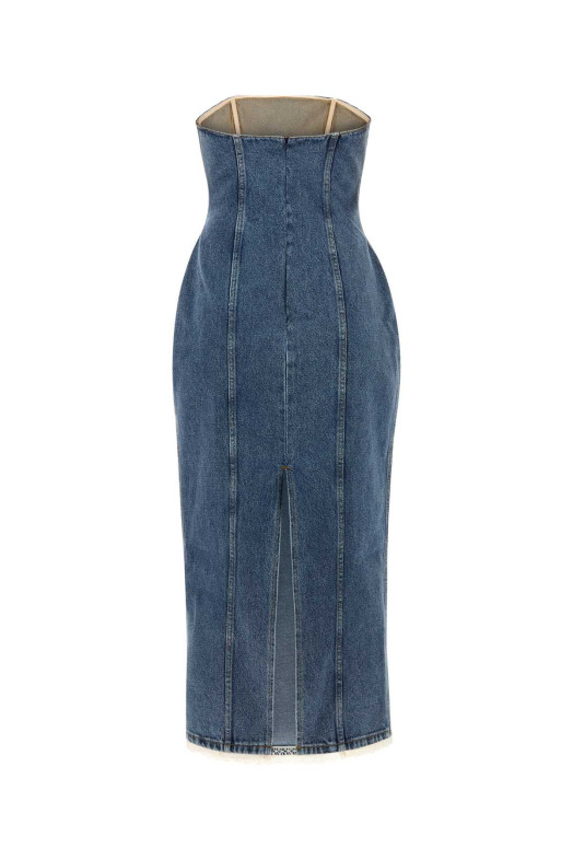 Denim dress Black MAGDA BUTRYM (157426)