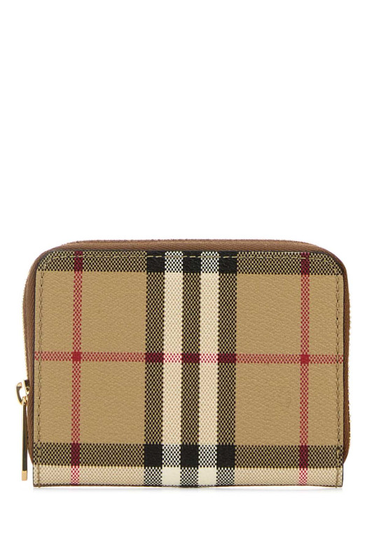 Printed canvas wallet BURBERRY (8109810)