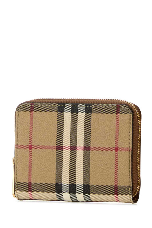 Printed canvas wallet BURBERRY (8109810)