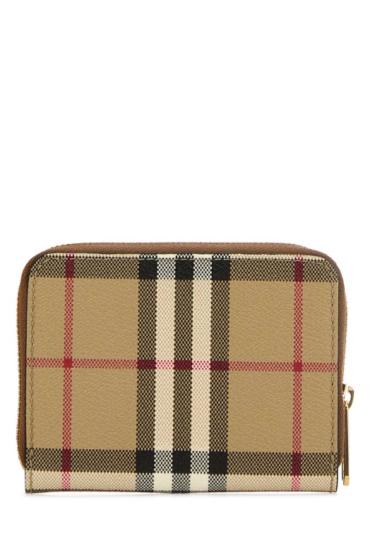 Printed canvas wallet BURBERRY (8109810)