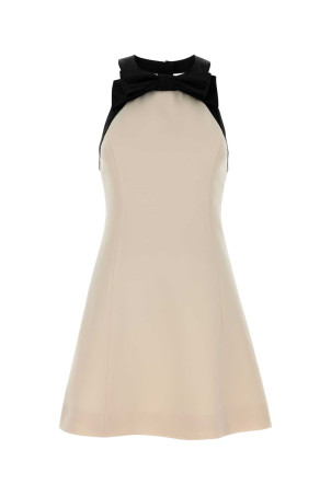 Ivory crepe couture mini dress VALENTINO GARAVANI (9B3VAKH41CF)