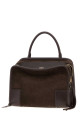 Brown suede medium Amazona 180 handbag LOEWE (A03918MX02)