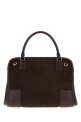 Brown suede medium Amazona 180 handbag LOEWE (A03918MX02)