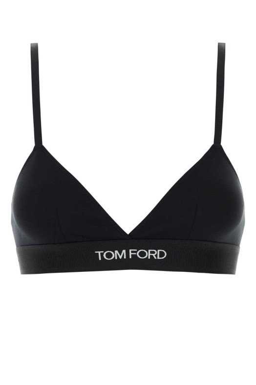 Black stretch modal bra TOM FORD (BRJ009JEX011)