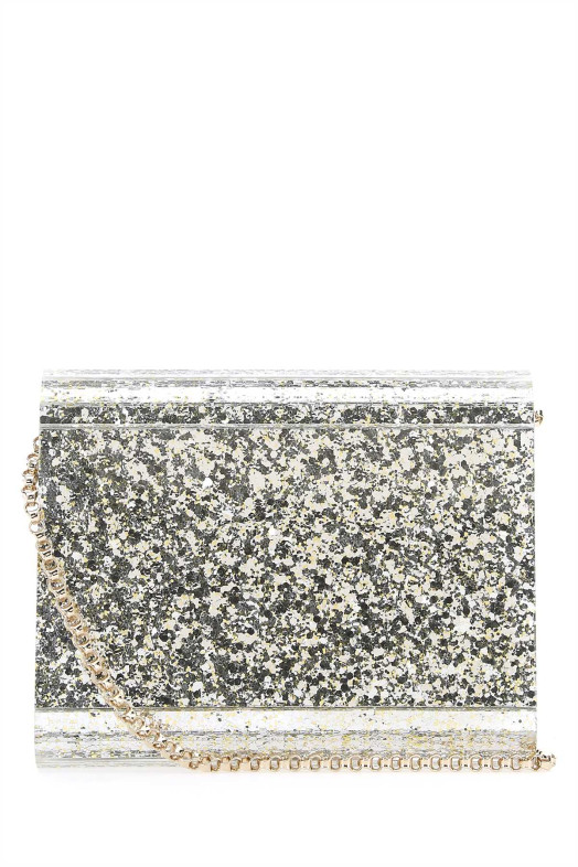 Embellished acrylic Candy clutch Beige JIMMY CHOO (CANDYCOC)