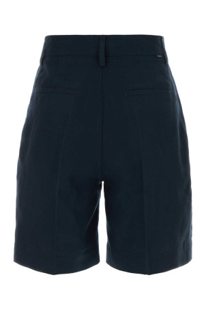 Navy blue lyocell blend bermuda shorts WOOLRICH (CFWWSH2005FRUT3043)
