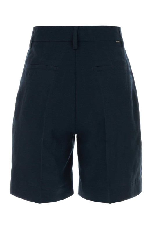 Navy blue lyocell blend bermuda shorts WOOLRICH (CFWWSH2005FRUT3043)