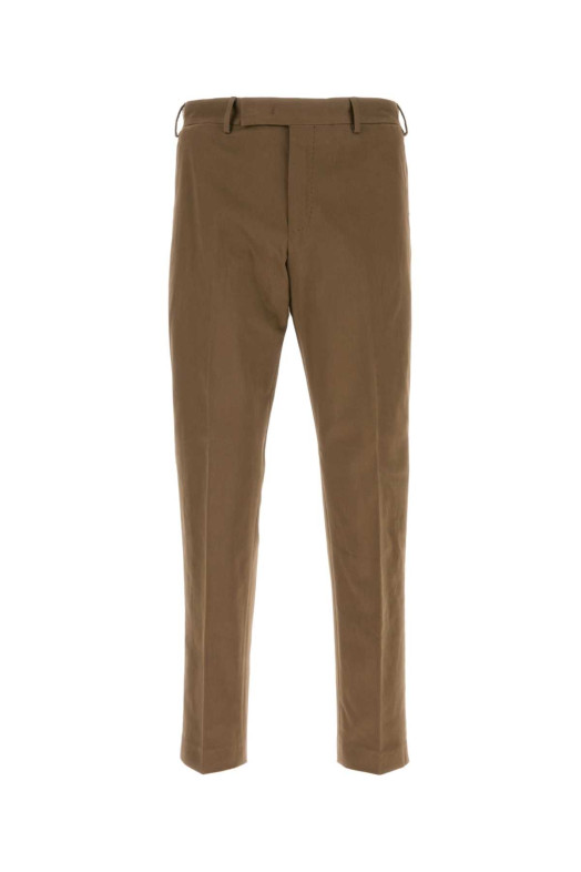 Brown stretch cotton pant PT TORINO (CORSZ1Z00FWDSD75)