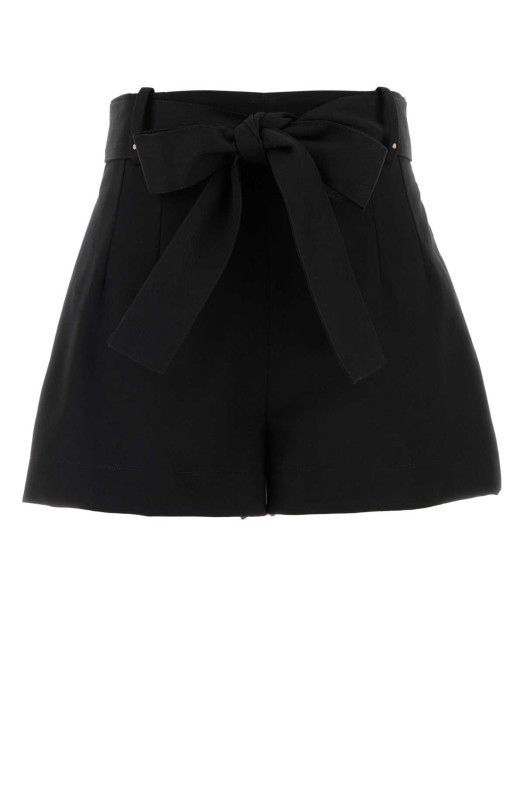 Black polyester blend shorts Black MONCLER (K10932B0001954A36)