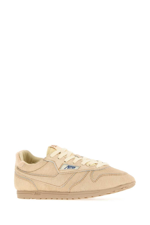 Ivory caf hair Windspin sneakers AUTRY (WSLW)