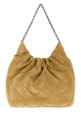Beige suede mini Fleming shoulder bag Blue TORY BURCH (166066)