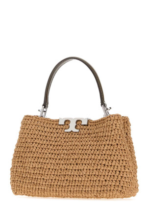 Camel raffia mini Eleanor handbag TORY BURCH (178747)