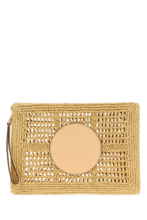 Raffia Ella clutch TORY BURCH (183254)