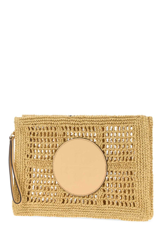 Raffia Ella clutch TORY BURCH (183254)