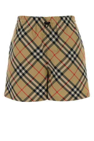 Embroidered canvas shorts BURBERRY (8106890)