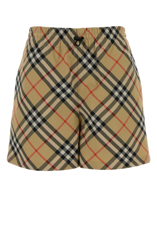 Embroidered canvas shorts BURBERRY (8106890)