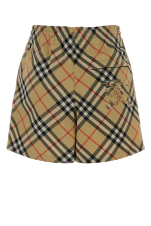 Embroidered canvas shorts BURBERRY (8106890)