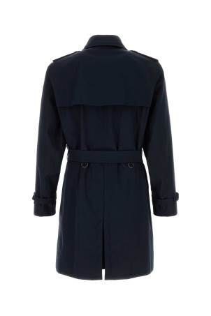 Dark blue gabardine Heritage Kensington trench coat Blue BURBERRY (8117230)