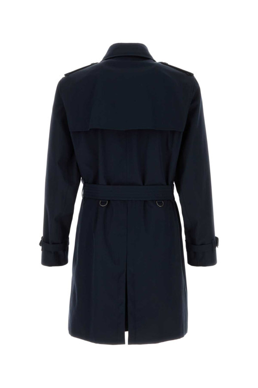 Dark blue gabardine Heritage Kensington trench coat Blue BURBERRY (8117230)
