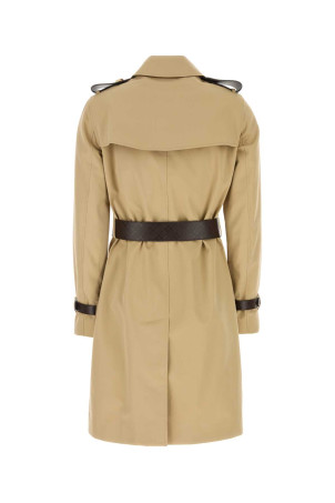 Beige twill trench coat Beige BURBERRY (8129500)
