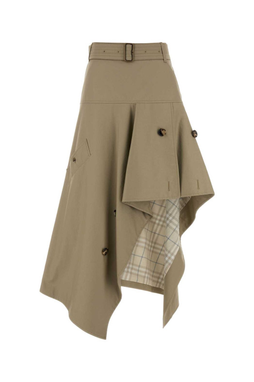 Cappuccino gabardine skirt BURBERRY (8130207)