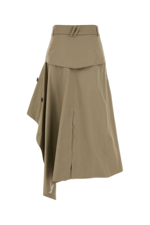 Cappuccino gabardine skirt BURBERRY (8130207)