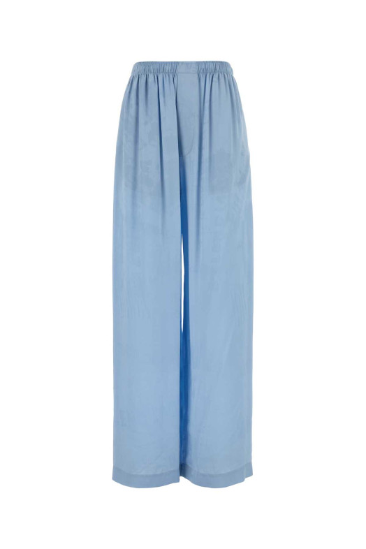 Light blue silk wide-leg pant BALENCIAGA (850696TTN10)