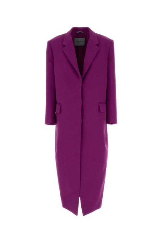 Purple gabardine coat BALENCIAGA (872227TUT15)