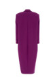 Purple gabardine coat BALENCIAGA (872227TUT15)
