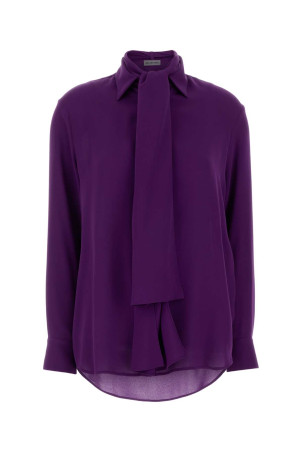 Purple georgette shirt BALENCIAGA (872329TUN13)