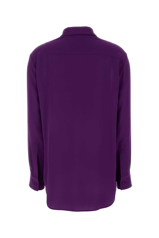 Purple georgette shirt BALENCIAGA (872329TUN13)