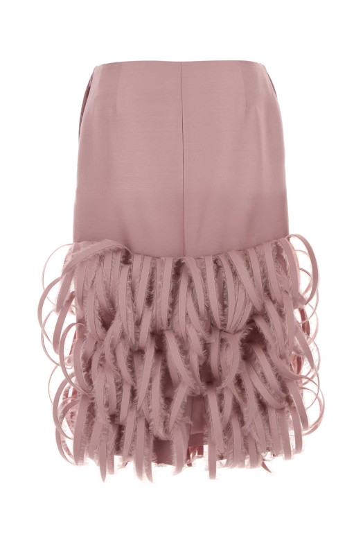 Pink wool blend skirt BALENCIAGA (872895TURB8)