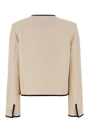 Cream wool blend jacket VALENTINO GARAVANI (9B3CE5X71CF)