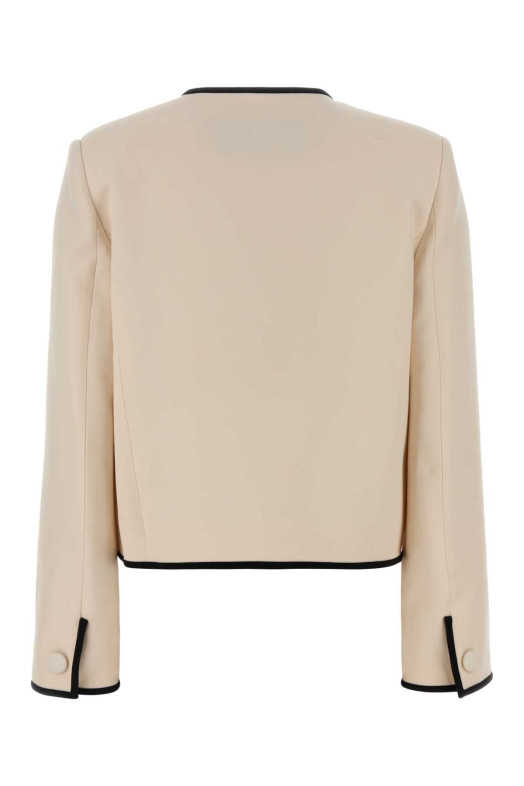 Cream wool blend jacket VALENTINO GARAVANI (9B3CE5X71CF)