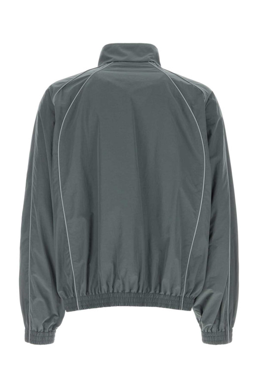 Темно-сіра куртка з бавовни та нейлону BALENCIAGA (A001YQTPQ38)