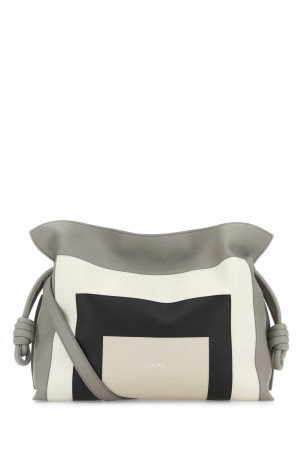 Multicolor nappa leather LOEWE x Josef and Anni Albers medium Flamenco clutch LOEWE (A411FC1XDD)