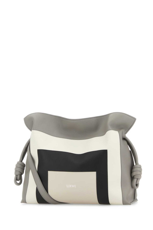 Multicolor nappa leather LOEWE x Josef and Anni Albers medium Flamenco clutch LOEWE (A411FC1XDD)