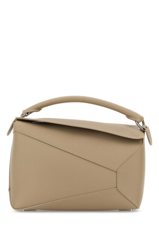 Cappuccino leather medium Puzzle Edge handbag Beige LOEWE (A510P49X26)
