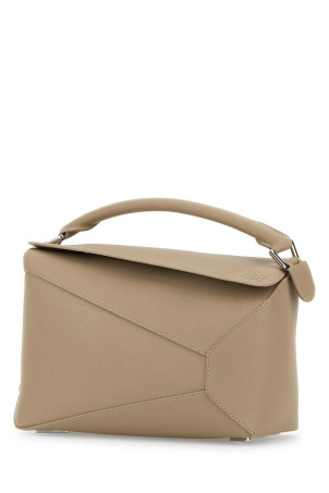 Cappuccino leather medium Puzzle Edge handbag Beige LOEWE (A510P49X26)