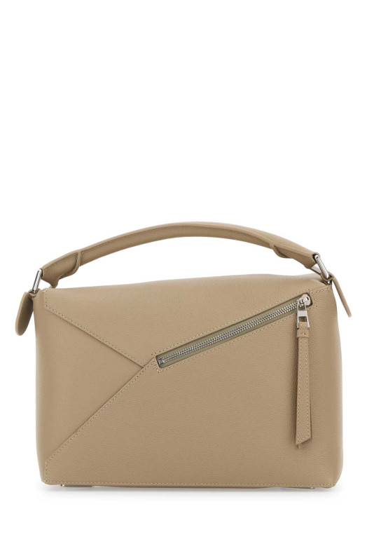 Cappuccino leather medium Puzzle Edge handbag Beige LOEWE (A510P49X26)